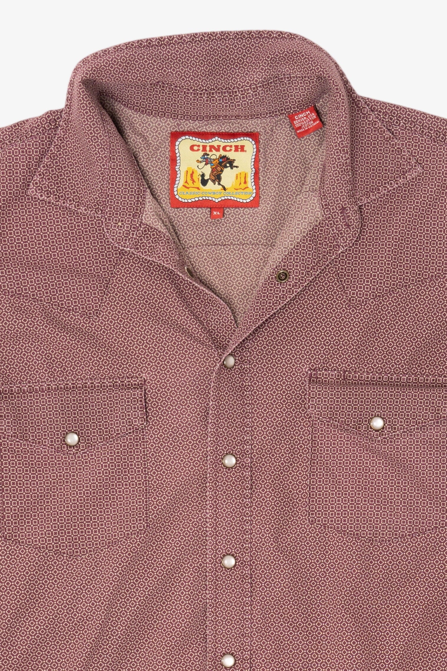 Vintage Cinch Classic Cowboy Collection Button Up Shirt (1990s)