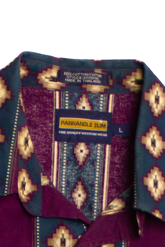 Vintage Panhandle Slim Western Button Up Shirt