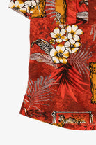 Vintage Red Erin London Tropical Hawaiian Button Up Shirt (1990s)