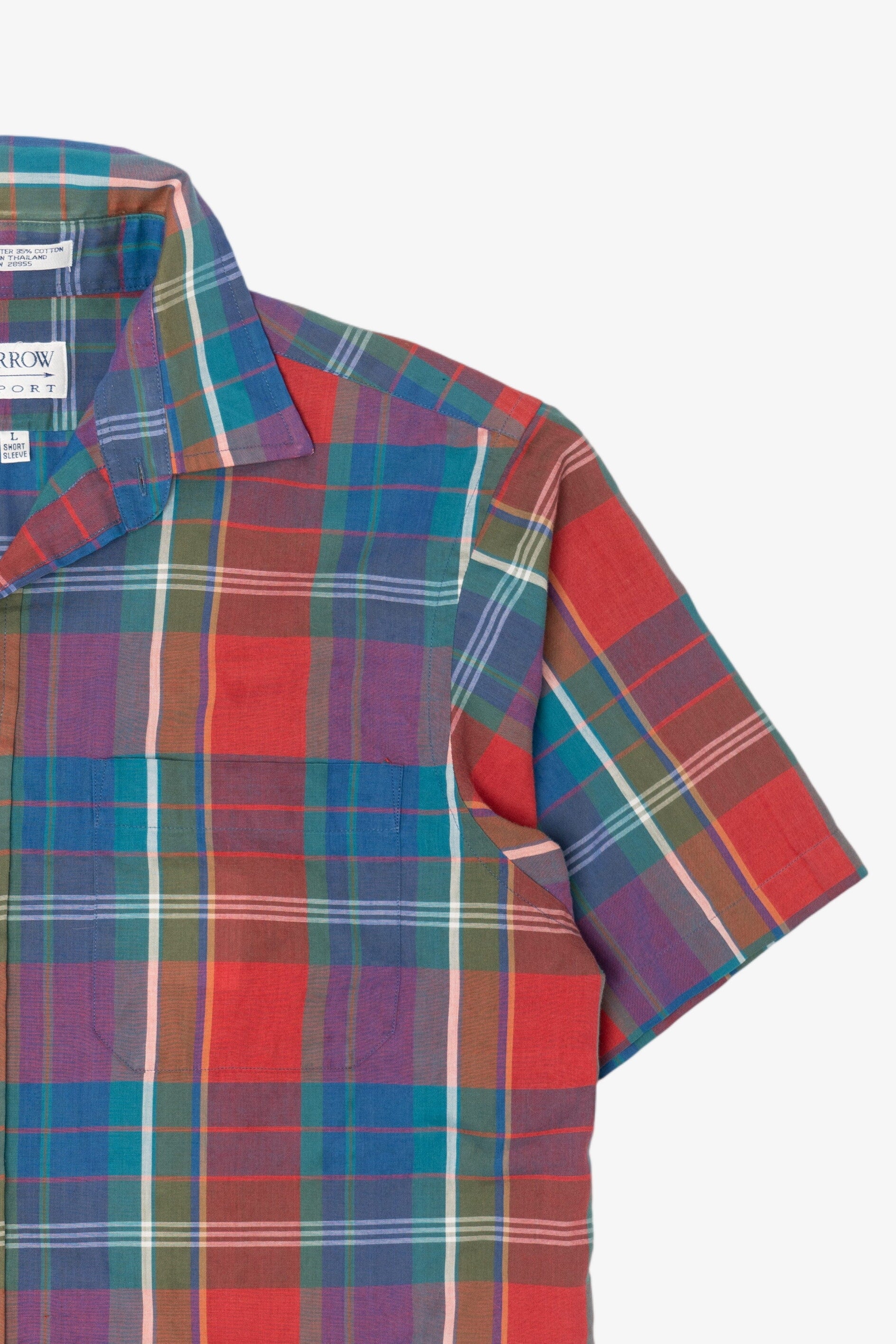 Vintage Colorful Arrow Sport Button Up Shirt (1990s)
