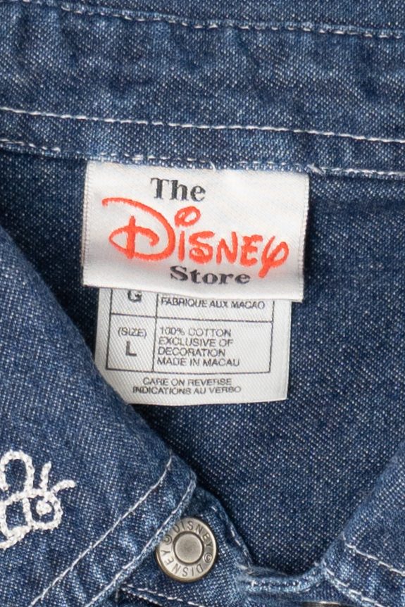 Vintage Disney Winnie The Pooh Honeypot EmbroideredDenim Vest (1990s)