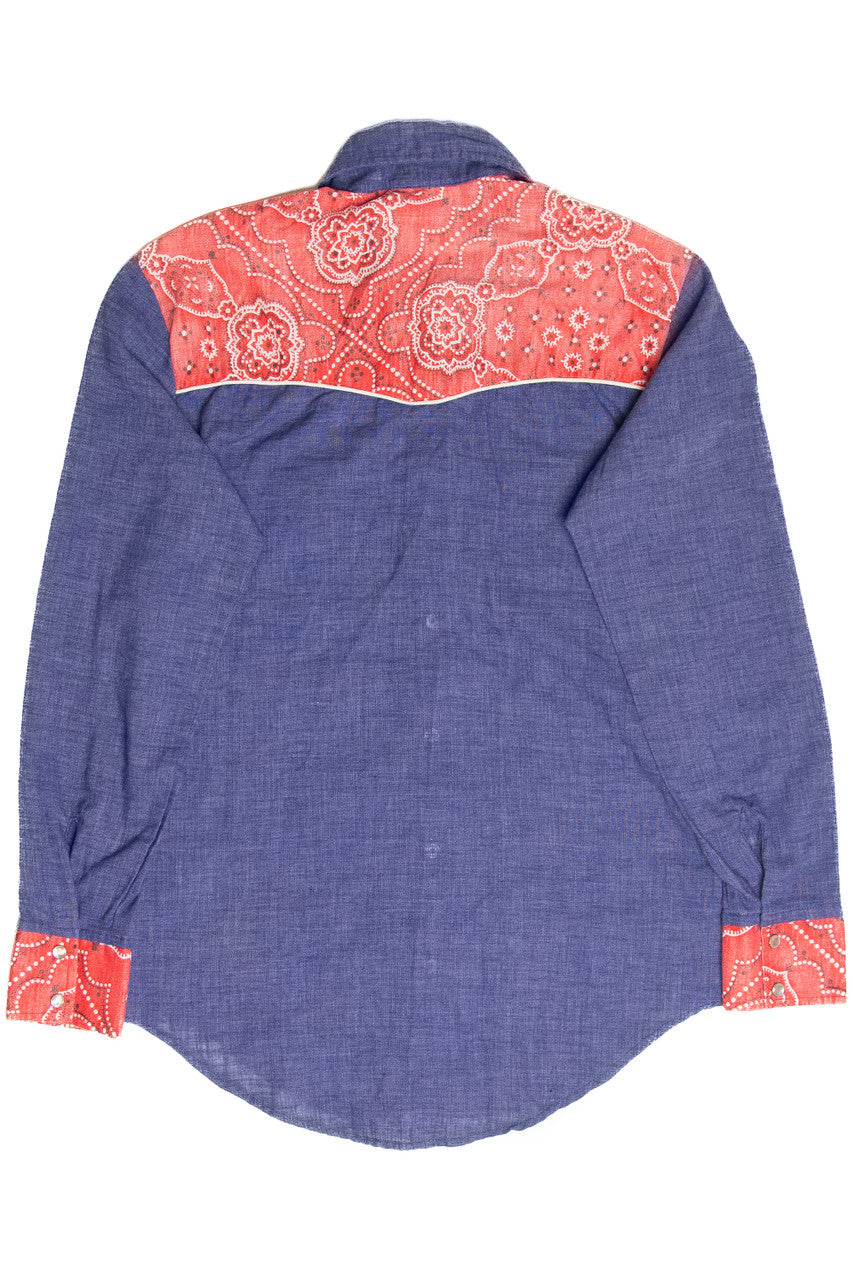 Larry Mahan 80年代 ウエスタンシャツ 刺繍 L Vintage Larry Mahan Western Button Up Shirt – Ragstock