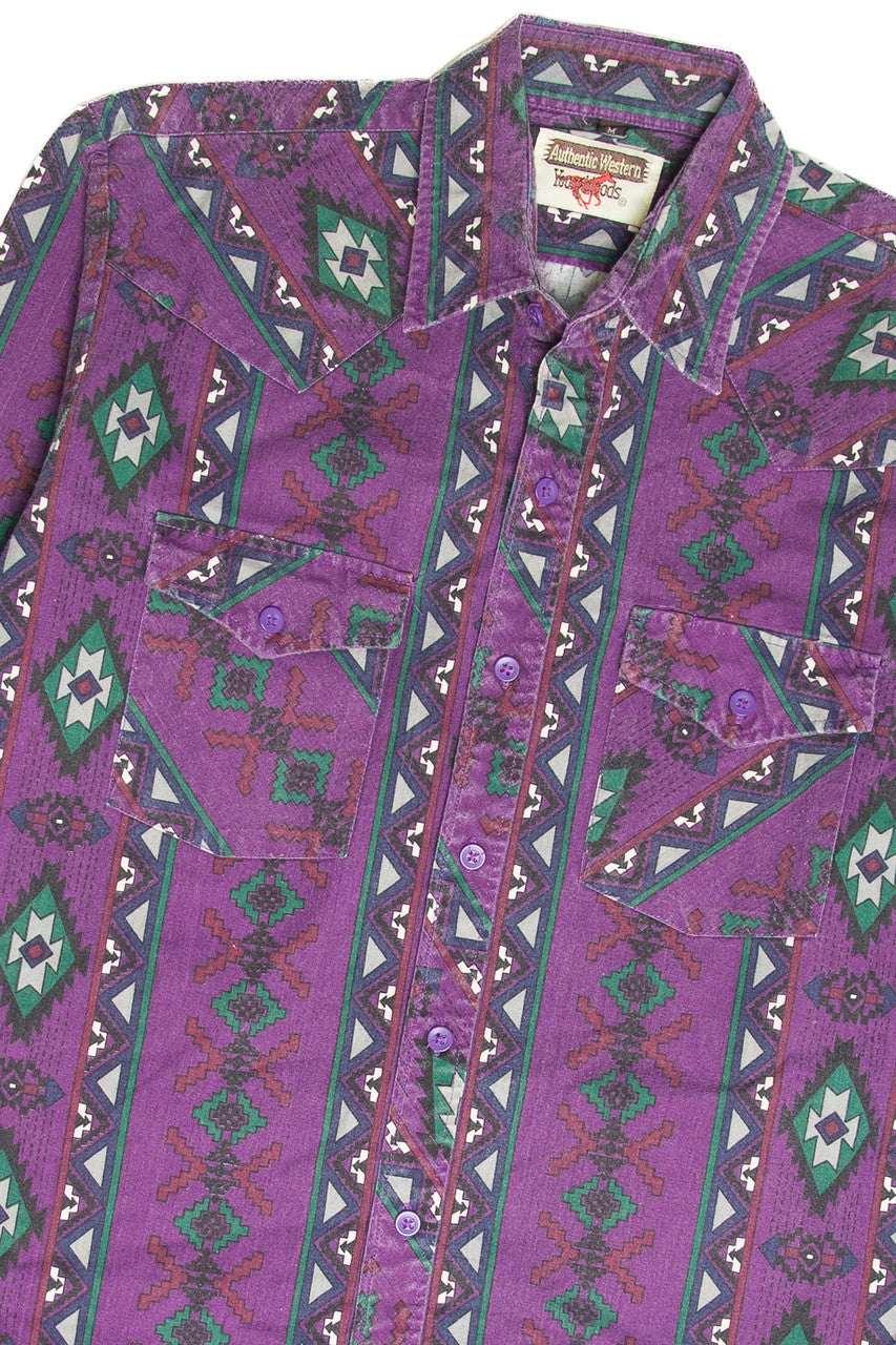 Vintage Youngbloods Western Button Up Shirt