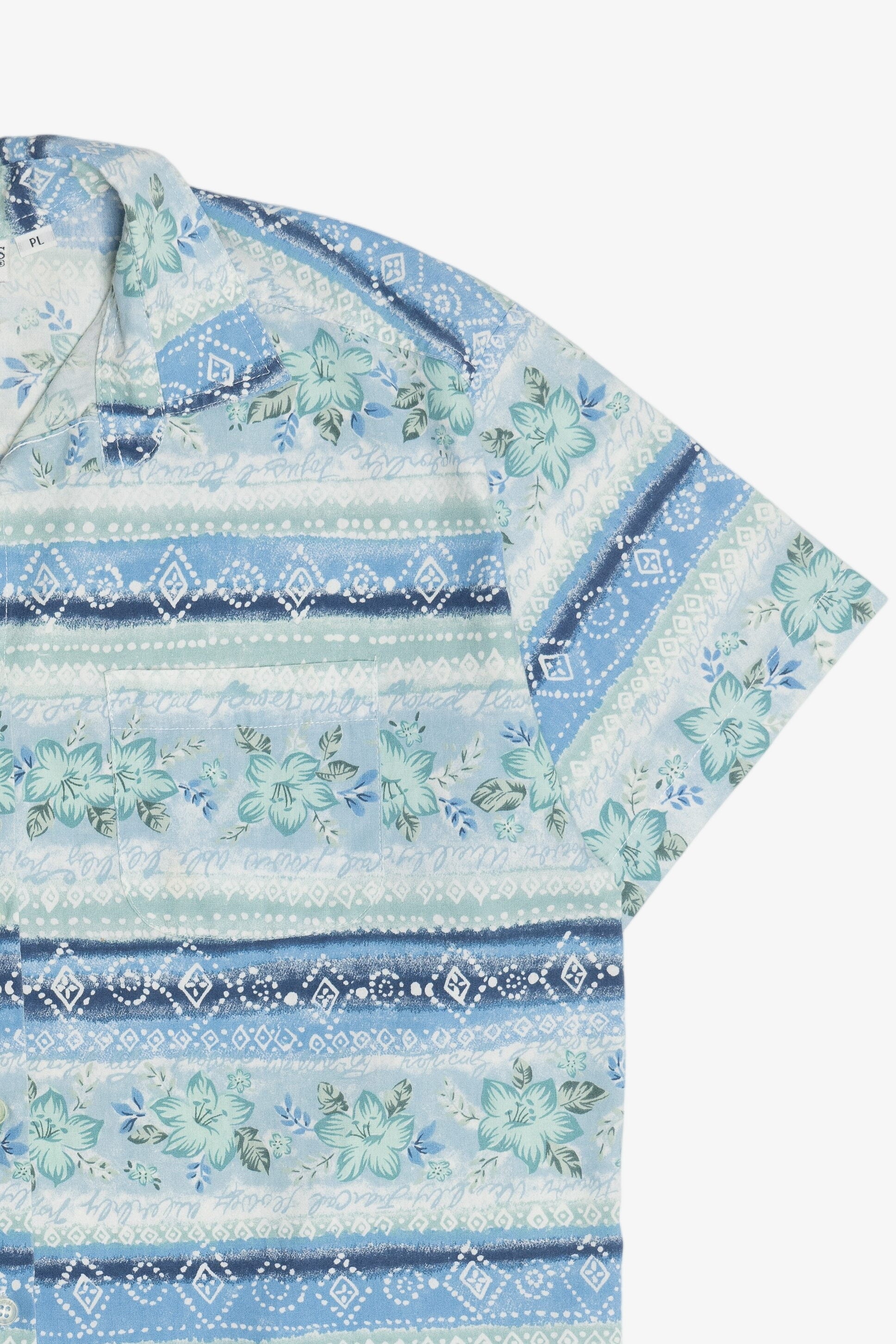 Vintage Victoria Jones Hawaiian Button Up Top (1990s)