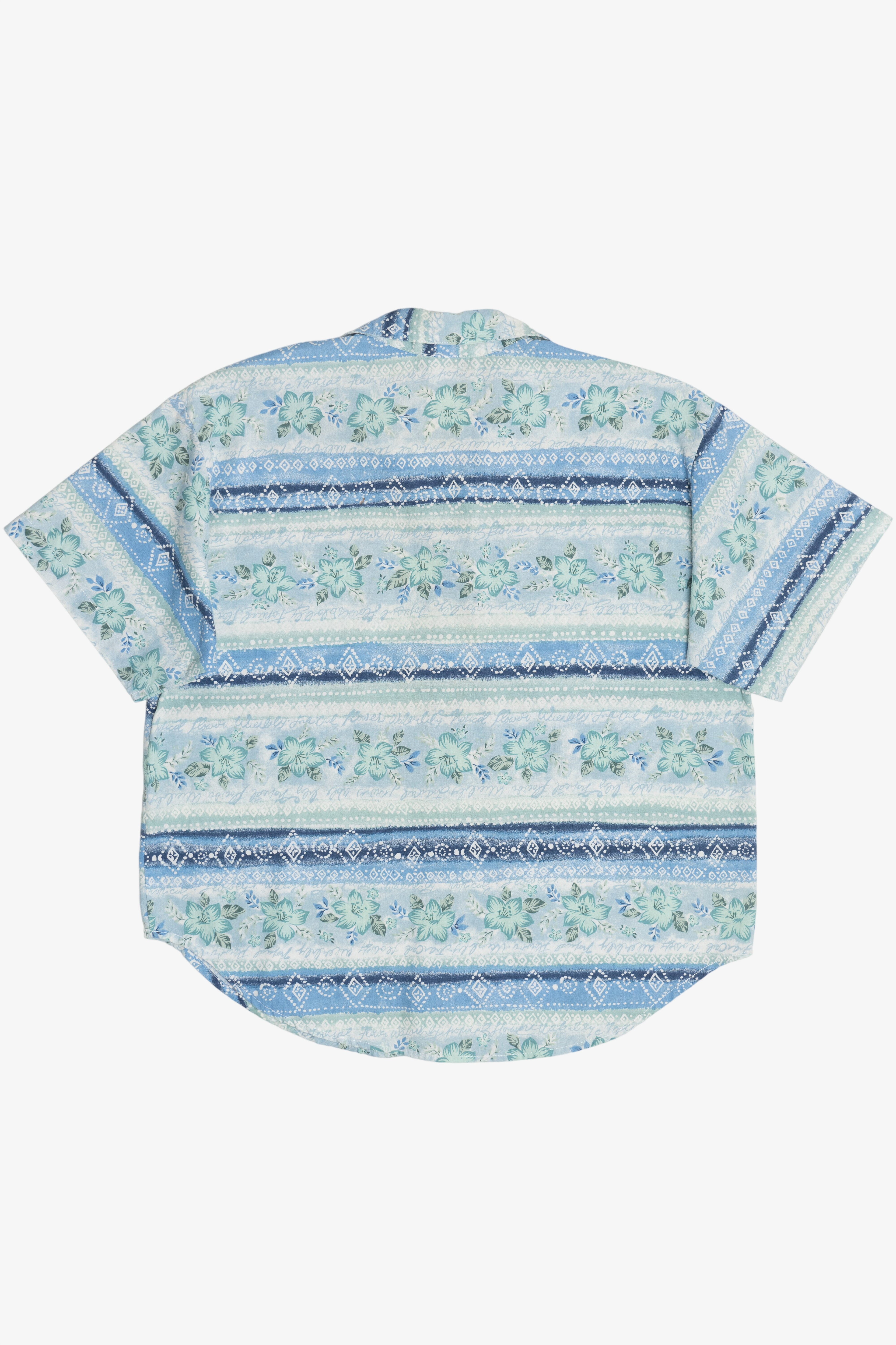 Vintage Victoria Jones Hawaiian Button Up Top (1990s)