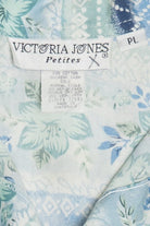 Vintage Victoria Jones Hawaiian Button Up Top (1990s)