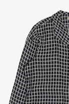  Flax Grid Linen Button Up Top (2020s)