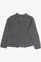  Flax Grid Linen Button Up Top (2020s)