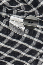  Flax Grid Linen Button Up Top (2020s)