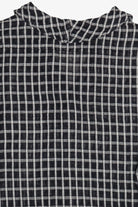  Flax Grid Linen Button Up Top (2020s)