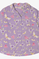 Vintage White Stag Lavender Floral Button Up Shirt (1990s)