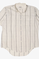 Vintage White Arrow Button Up Shirt (1980s)