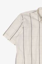 Vintage White Arrow Button Up Shirt (1980s)