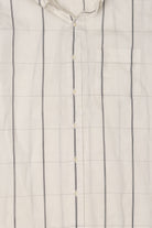 Vintage White Arrow Button Up Shirt (1980s)
