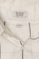 Vintage White Arrow Button Up Shirt (1980s)
