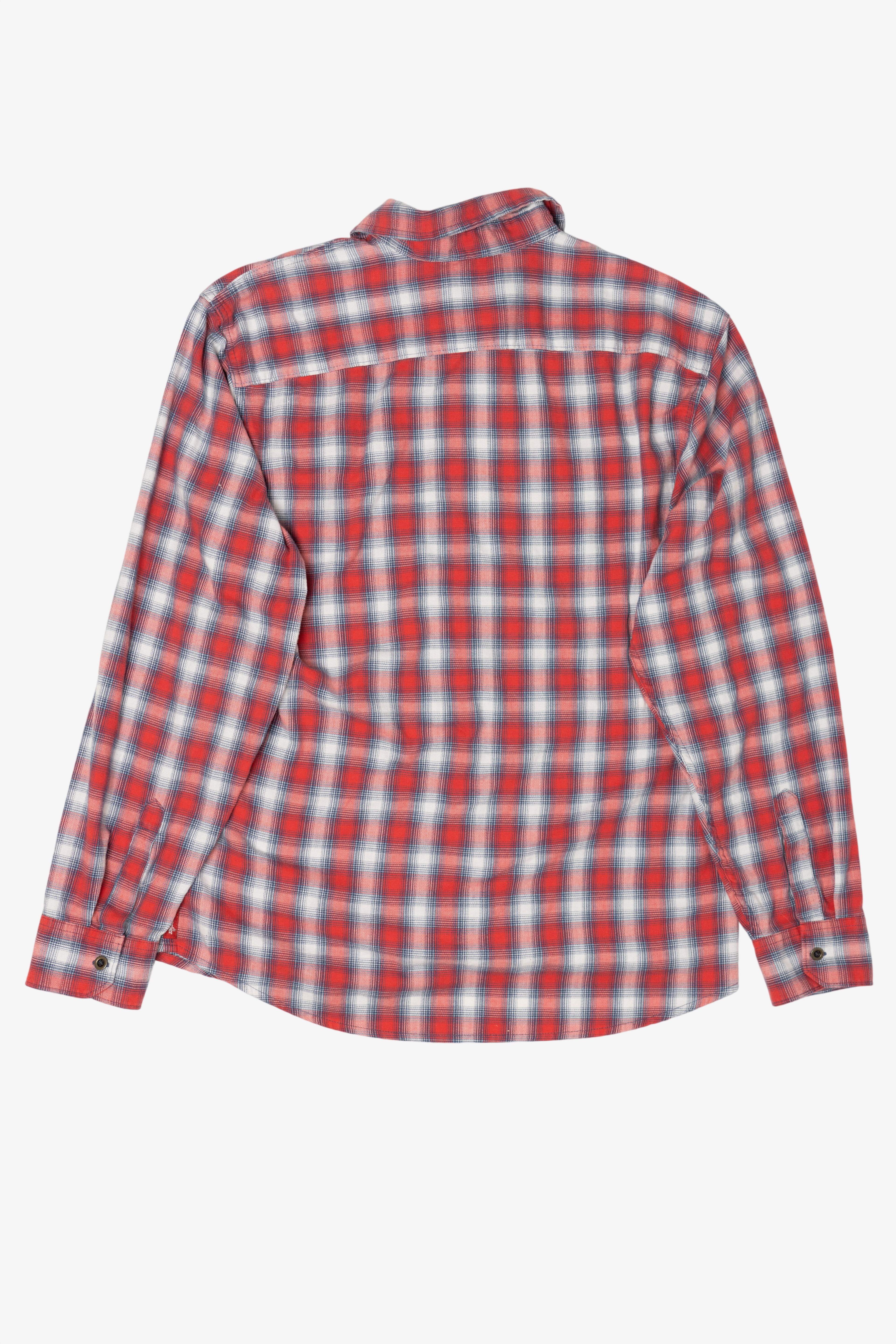 Red Plaid Wrangler Button Up Shirt