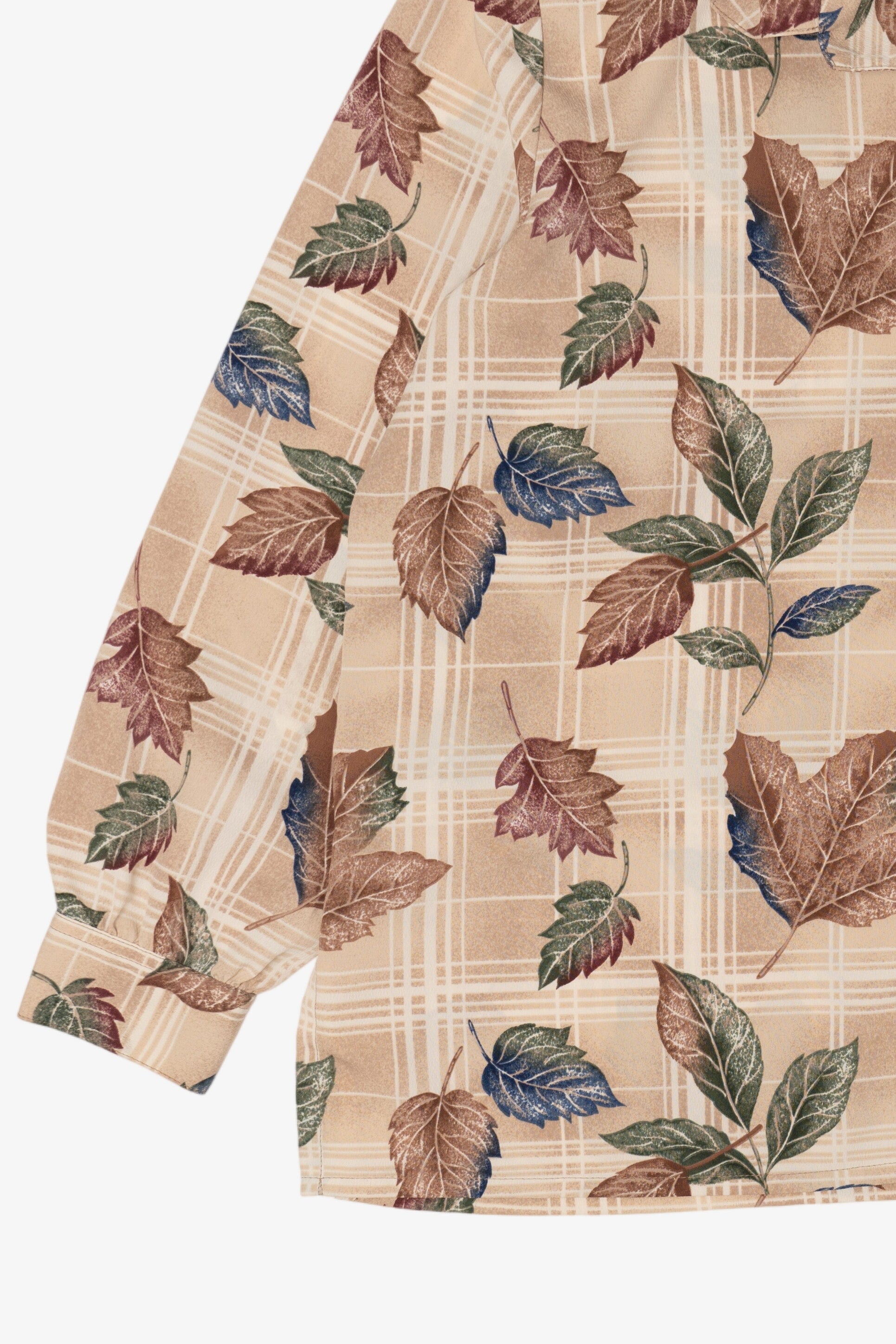 Vintage Allison Daley Autumn Leaves Button Up Shirt (1990s)