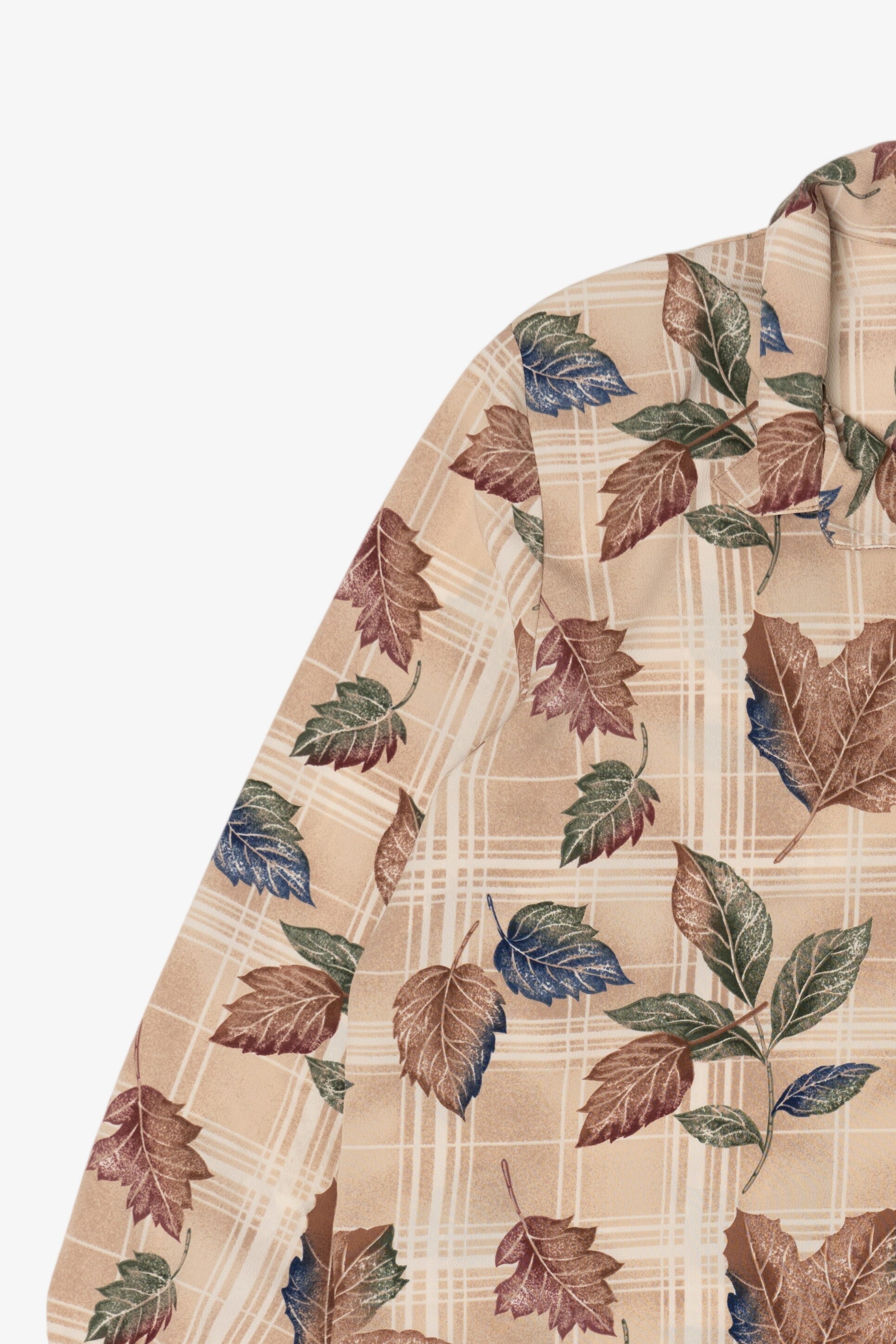 Vintage Allison Daley Autumn Leaves Button Up Shirt (1990s)