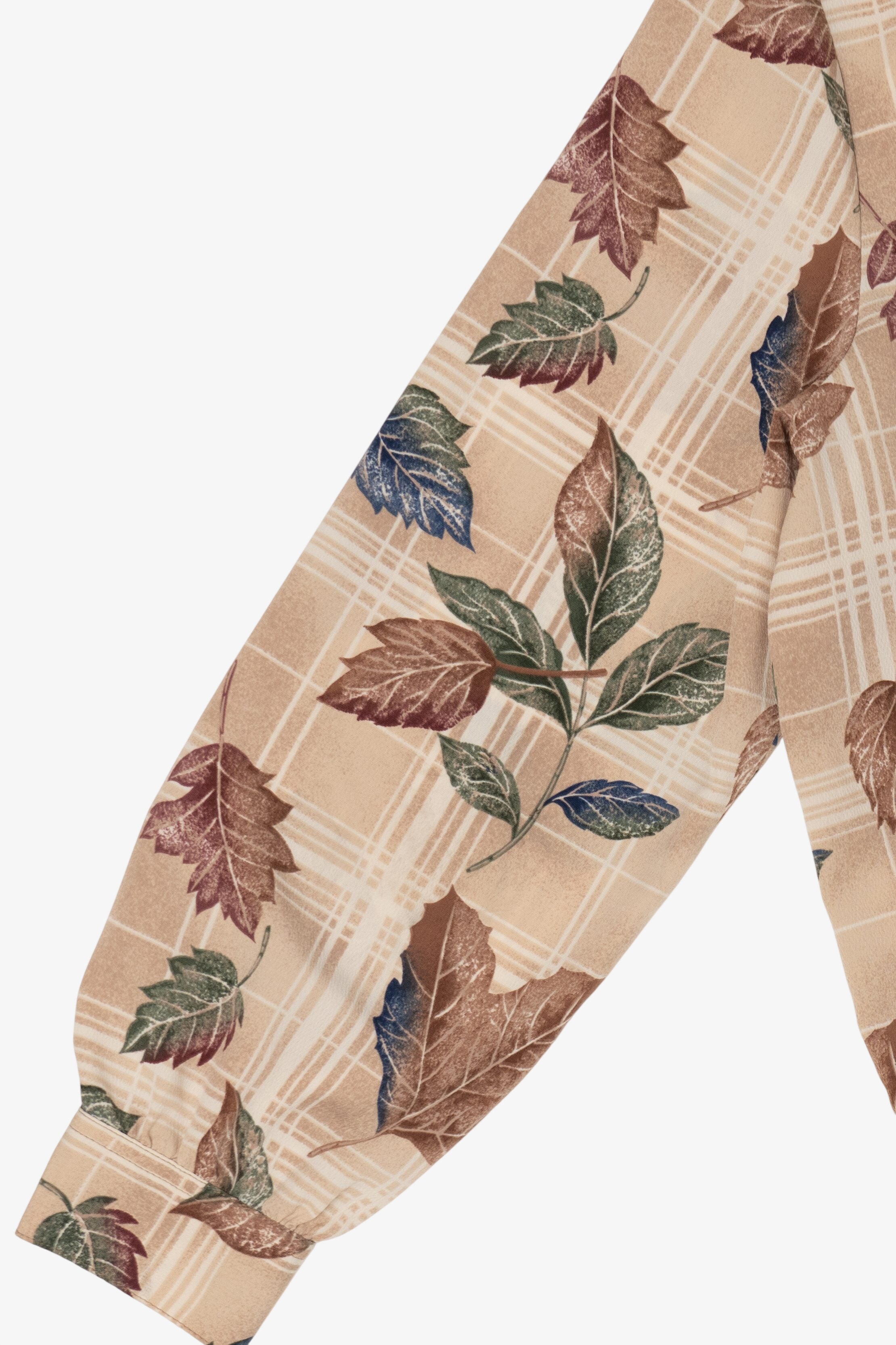 Vintage Allison Daley Autumn Leaves Button Up Shirt (1990s)