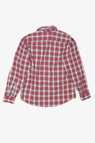 Red Plaid Wrangler Button Up Shirt
