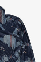 Vintage Navy Blue Clouds Chemise et Cie Button Up Shirt (1970s)