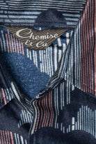 Vintage Navy Blue Clouds Chemise et Cie Button Up Shirt (1970s)