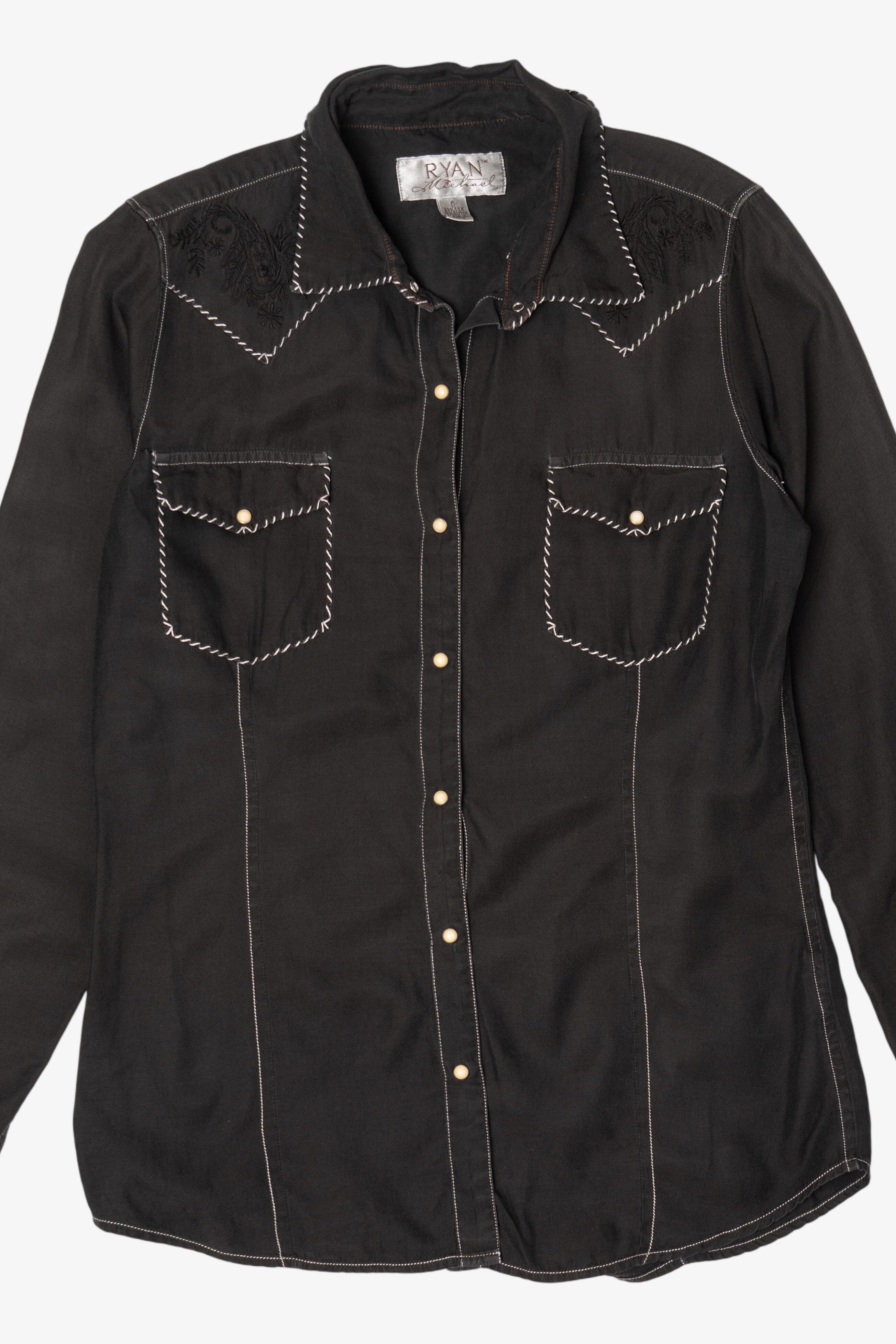 Vintage Black Ryan Michael Button Up Shirt (2000s)