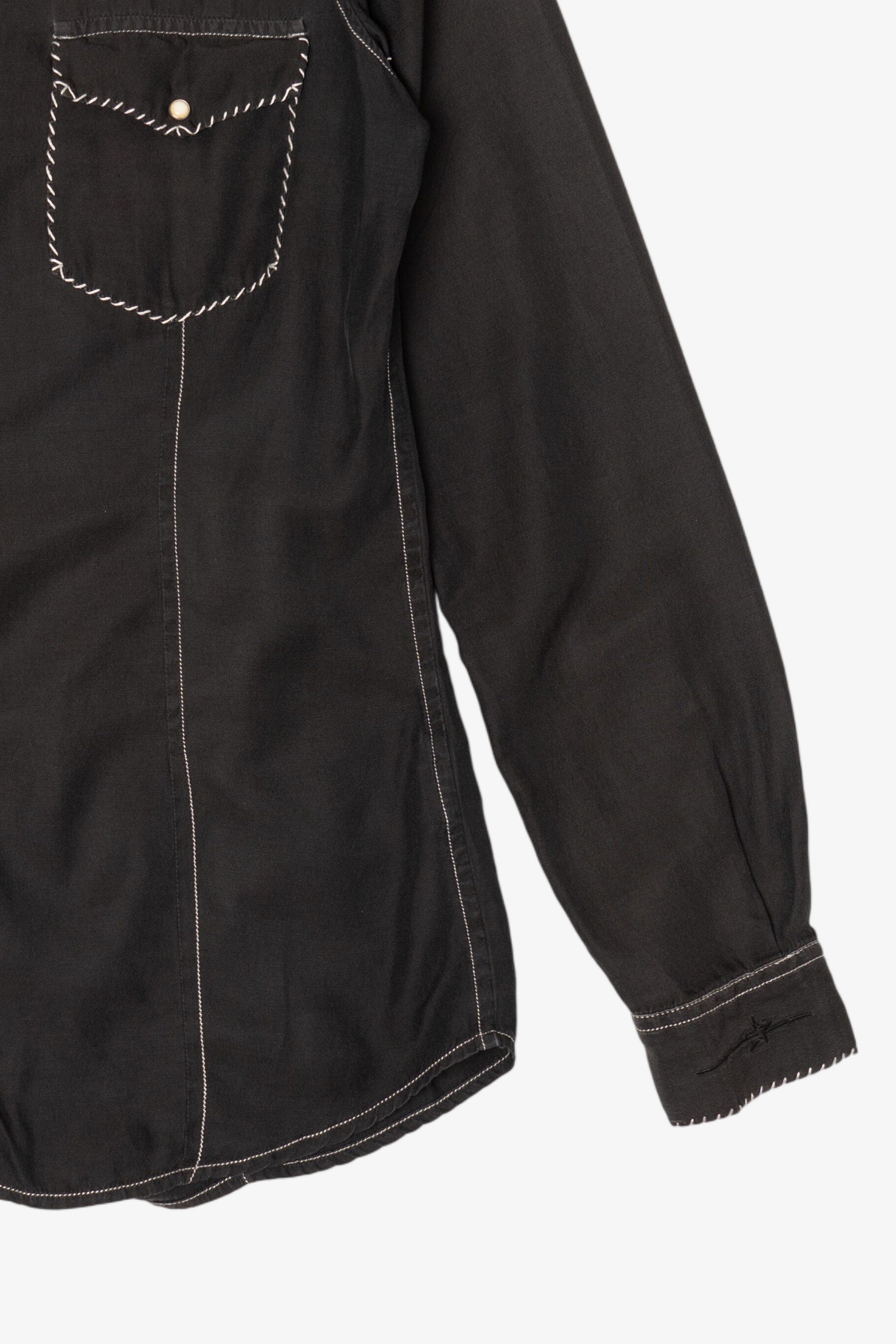 Vintage Black Ryan Michael Button Up Shirt (2000s)