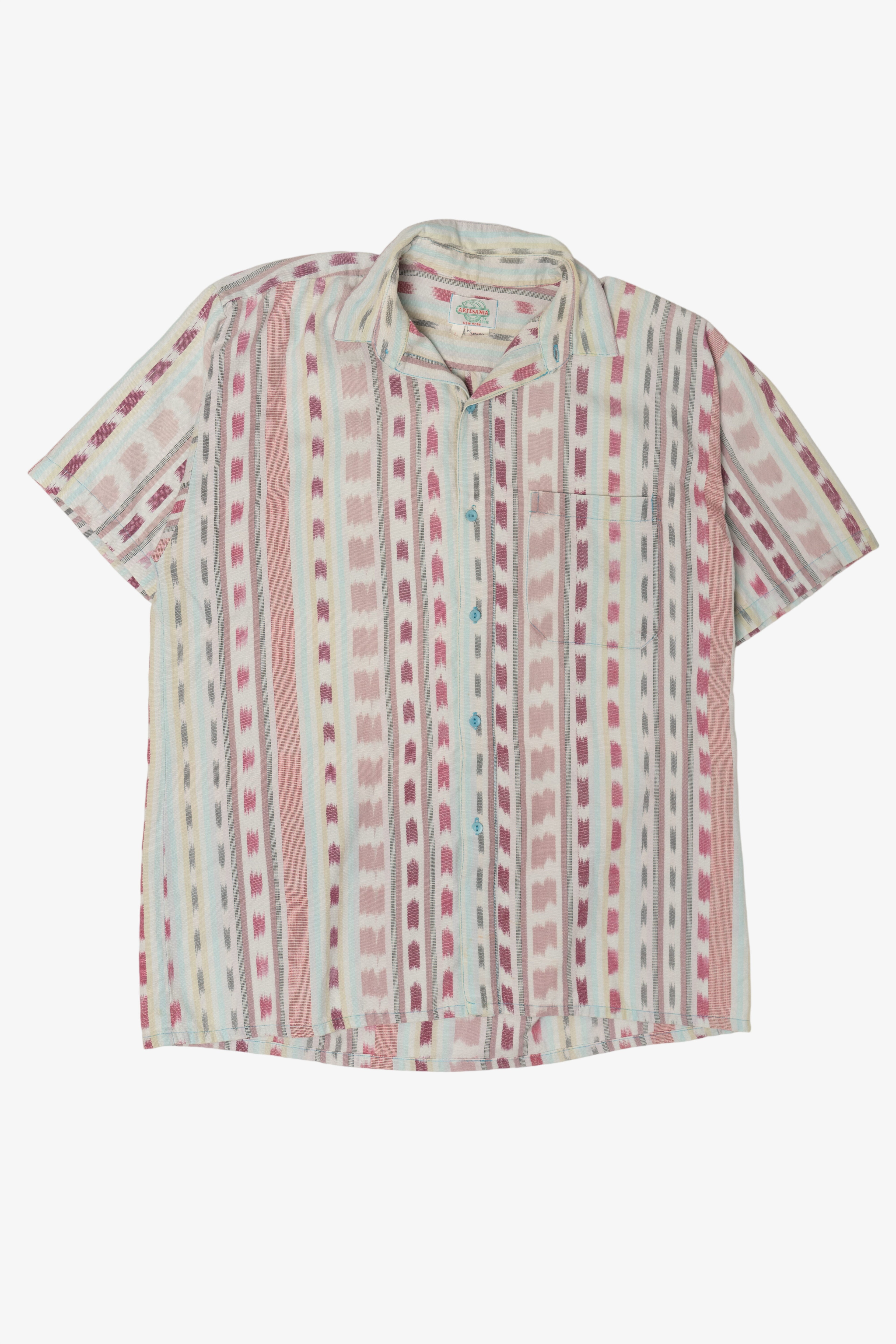 Vintage Striped Artesania Button Up Shirt (1990s)
