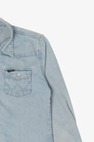 Vintage Light Blue Wrangler Denim Button Up Shirt (1990s)