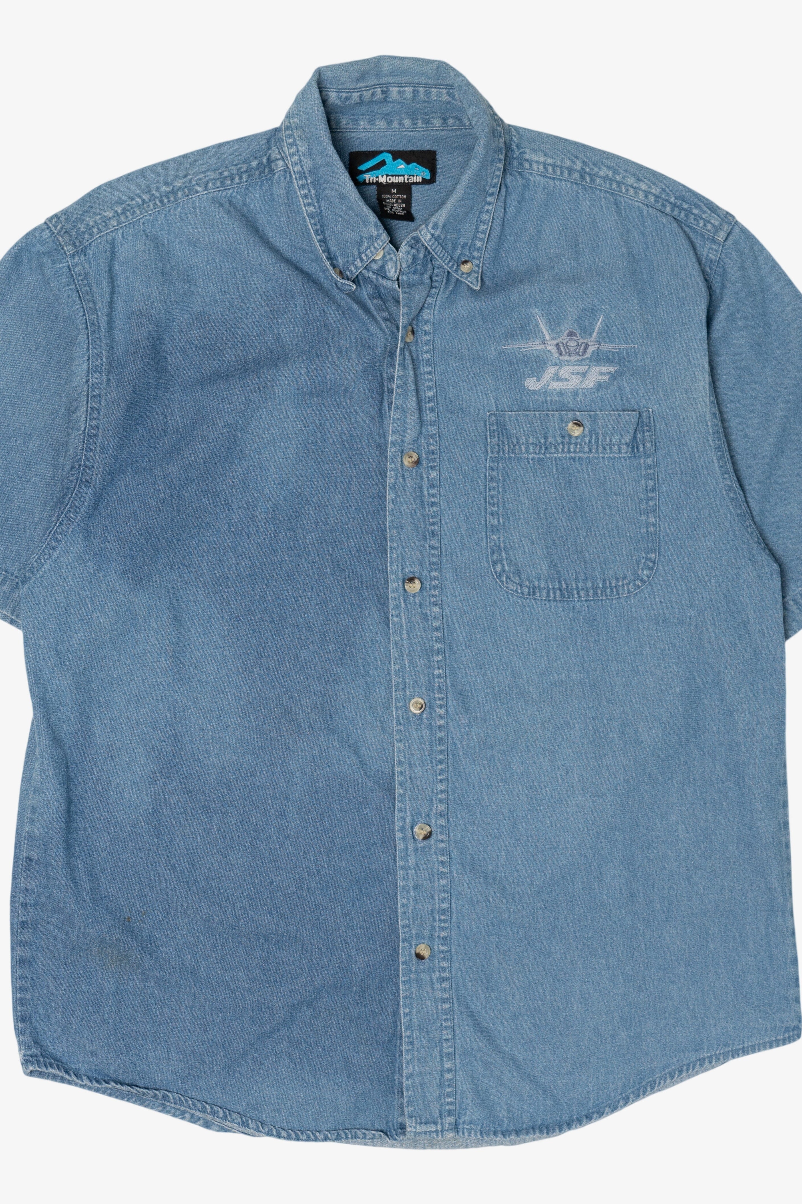 Vintage Tri Mountain Denim Button Up Shirt (1990s)