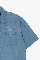 Vintage Tri Mountain Denim Button Up Shirt (1990s)