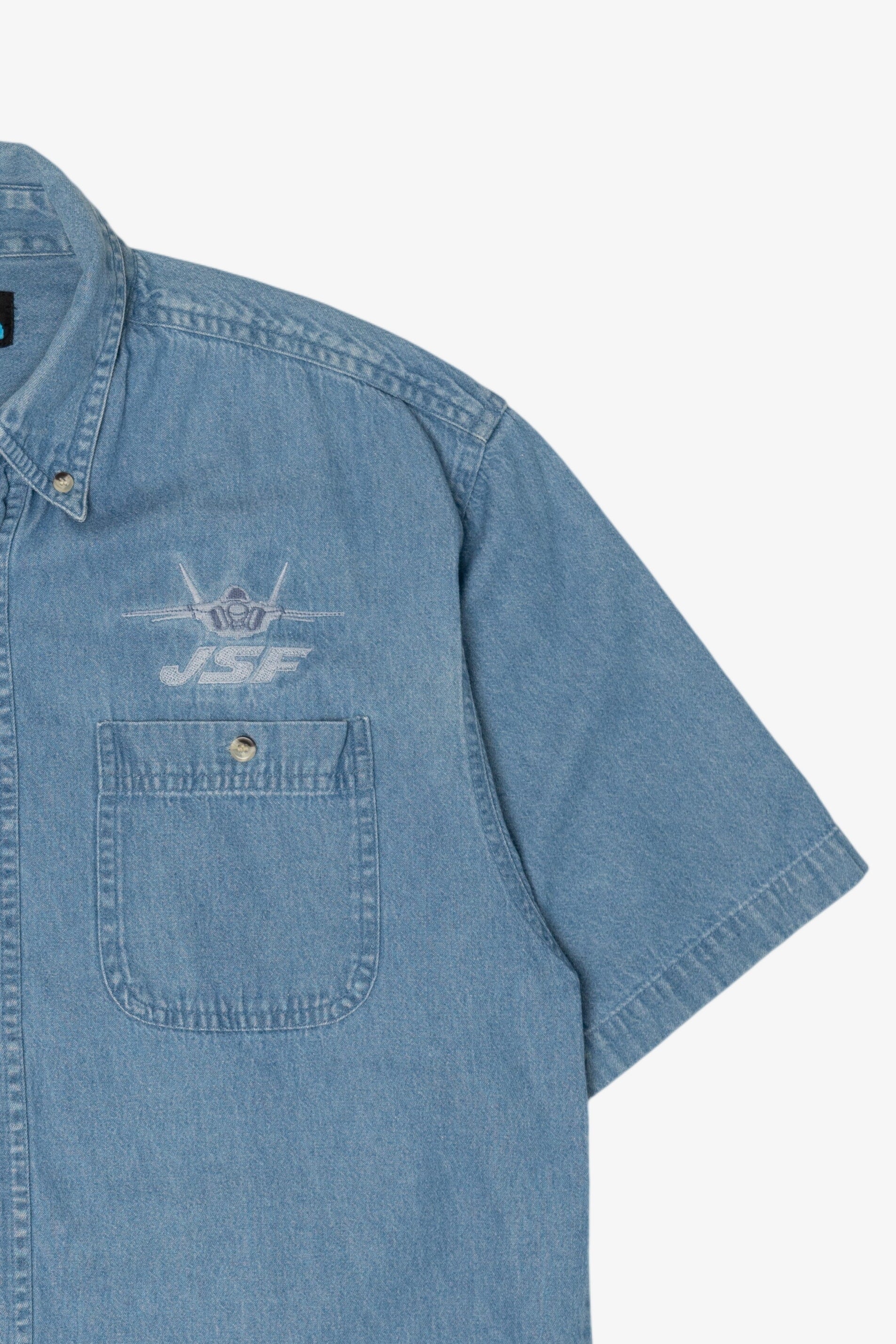 Vintage Tri Mountain Denim Button Up Shirt (1990s)