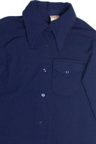 Vintage Polyester Button Up Shirt