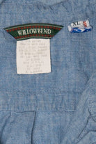 Vintage Willowbend Light Blue Button Up Shirt (1990s)