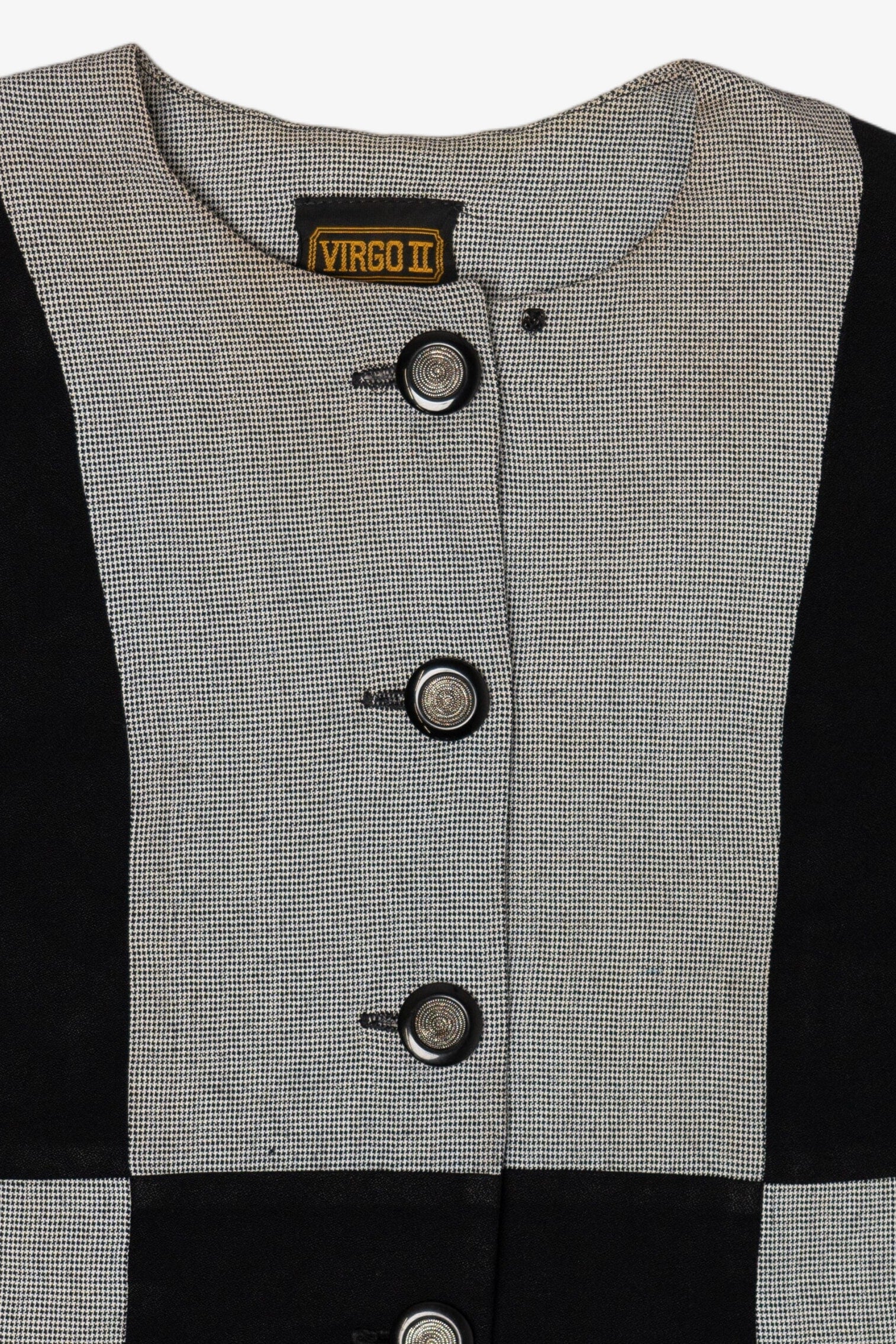 Vintage Virgo II Checkered Button Up Shirt (1980s)