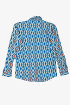 Vintage Light Blue Southwestern Flair Wrangler Button Up Shirt (1990s)