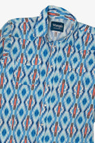 Vintage Light Blue Southwestern Flair Wrangler Button Up Shirt (1990s)