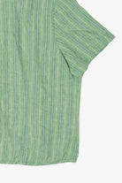 Vintage Light Green Striped Napa Valley Button Up Shirt (2000s)