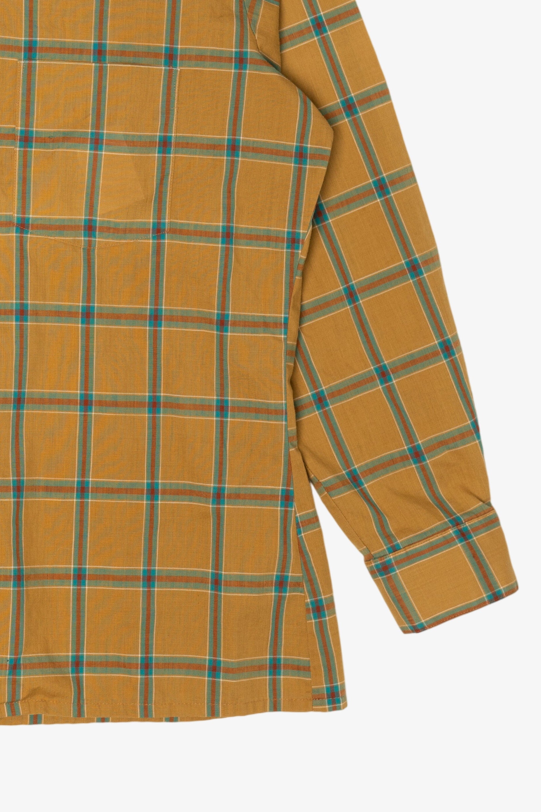 Vintage Arrow Yellow Plaid Button Up Shirt (1960s)