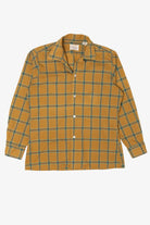 Vintage Arrow Yellow Plaid Button Up Shirt (1960s)