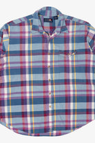 Mark Alexander Blue And Red Plaid Button Up Shirt