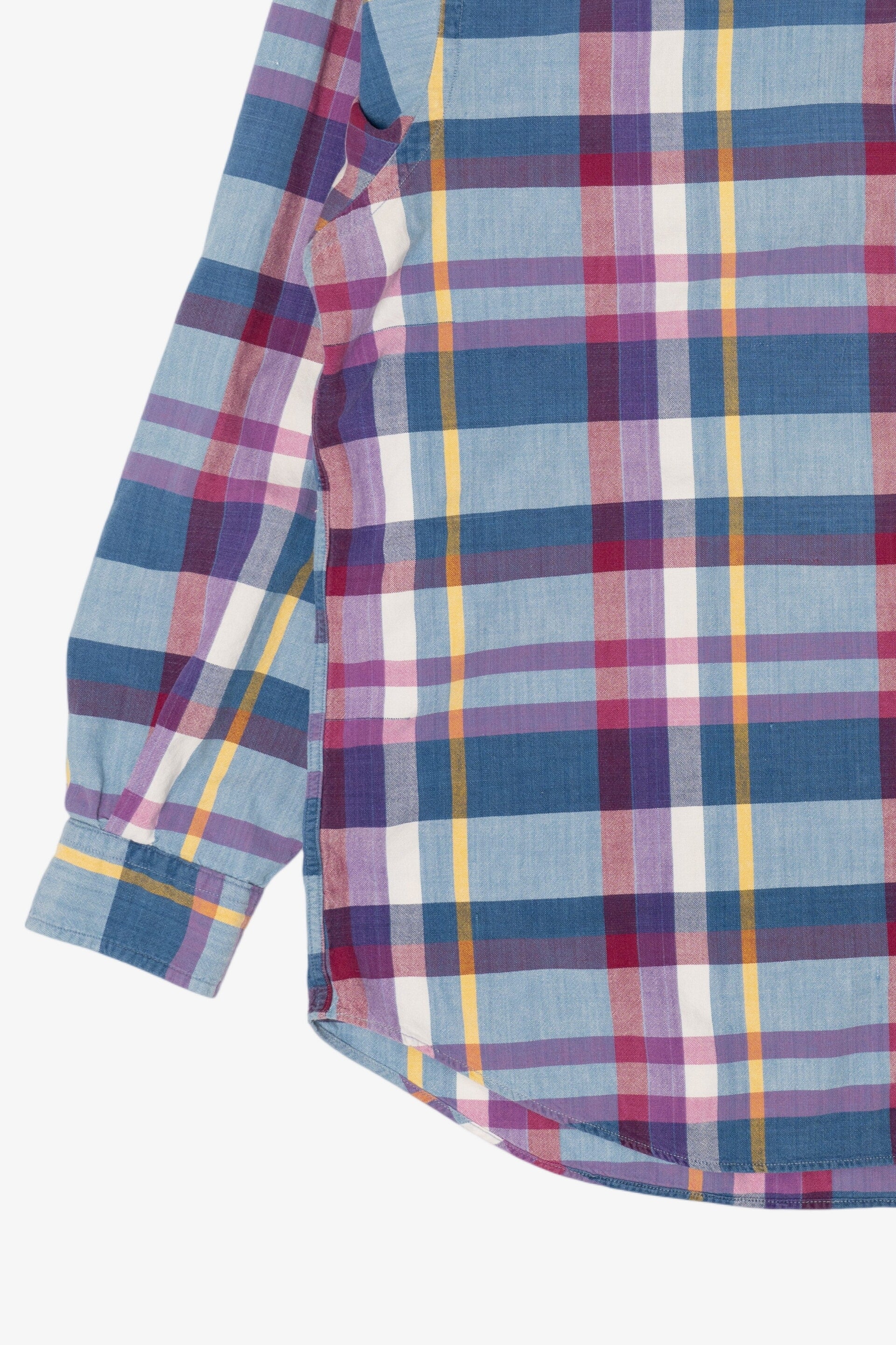 Mark Alexander Blue And Red Plaid Button Up Shirt