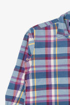 Mark Alexander Blue And Red Plaid Button Up Shirt