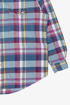 Mark Alexander Blue And Red Plaid Button Up Shirt