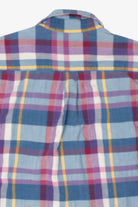 Mark Alexander Blue And Red Plaid Button Up Shirt