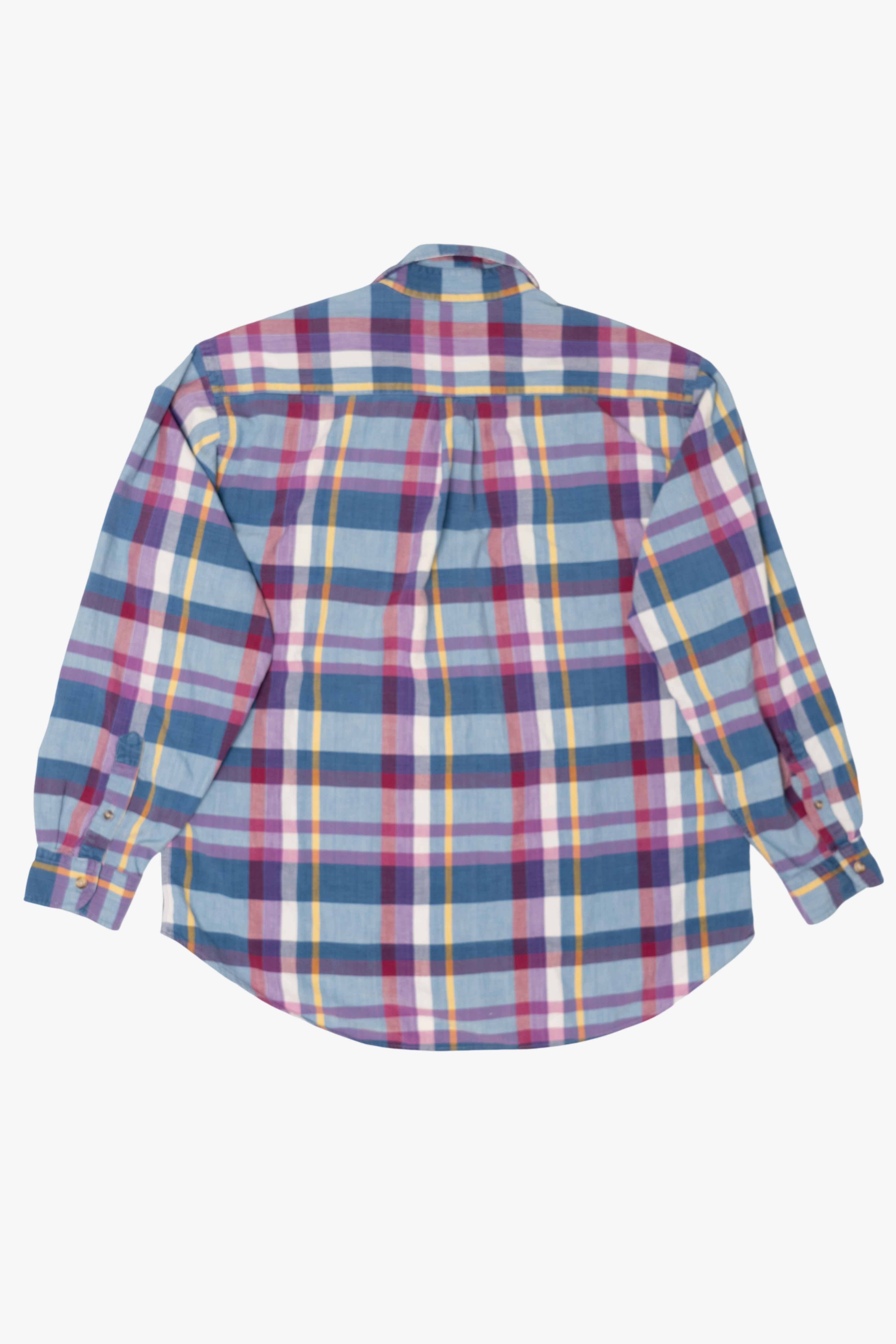 Mark Alexander Blue And Red Plaid Button Up Shirt