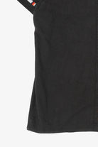 Black And Rainbow Embroidered Trimmed Guayabera Button Up Shirt