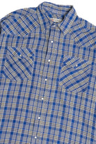 Roper Blue Plaid Button Up Shirt 1187