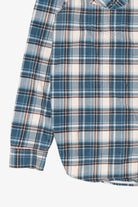 Blue Plaid Cody James Flame Resistant Button Up Shirt (2010s)